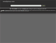 Tablet Screenshot of emailpinoy.com